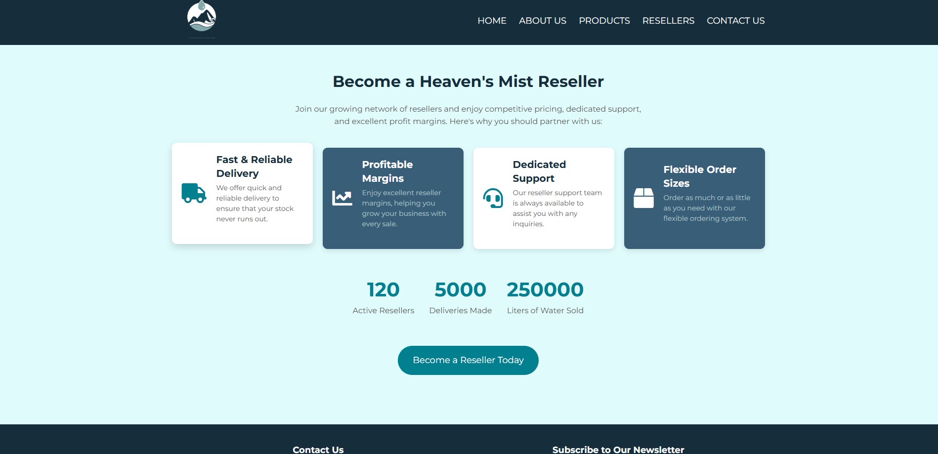 heavensmist.co.za Website
